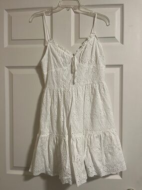 Simplee Apparel White Eyelet Sundress